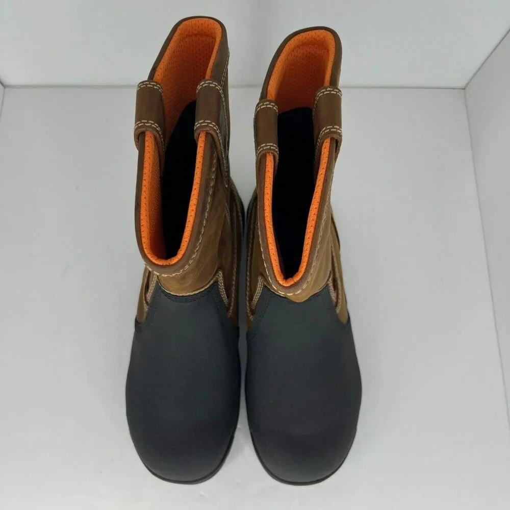 Carolina Mens CA4582 Brown Ranch Metguard Composite Toe Size 10 Work Boots